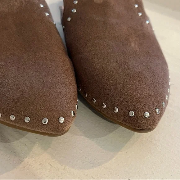 Studded Slip-on Mule Flats - Picture 6 of 8